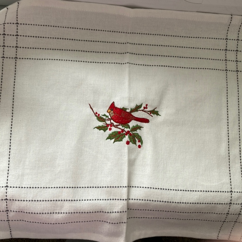 Embroidered placemat